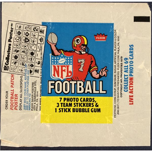 1979 FLEER NFL WRAPPER
