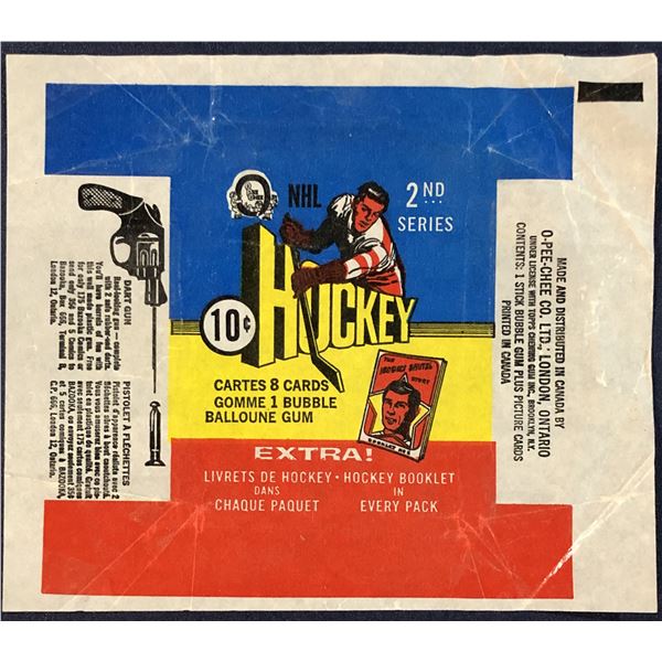 1971-72 O-PEE-CHEE HOCKEY WRAPPER