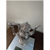 Image 7 : Kirk and Son  Sterling silver with ivory coolers teapot