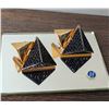 Image 1 : Louis Vuitton pyramid stud drop earrings