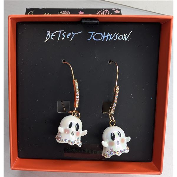 Betsey Johnson Ghost drop earrings