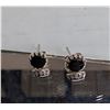 Image 1 : Birks black onyx 14k white gold small studs