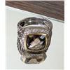 Image 1 : David Yurman Yellow Gold & Sterling Silver Smokey Quartz and Diamond Albion Ring