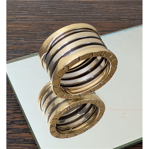 Bvlgari 5 band ring 14k gold