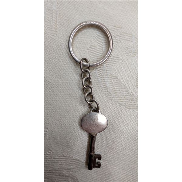 Tiffany and Co key shaped key holder