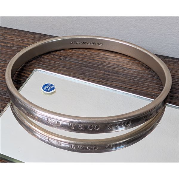 Tiffany Authentic '1837' Sterling Silver Bangle