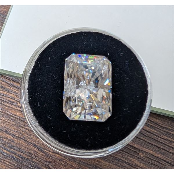 Asscher Cut Moissanite 6.0ct