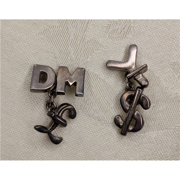 Links of London (?) DM/£/¥/$ chain link cufflinks
