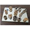 Pandora Charms - mixed lot of gold and silver (10 pieces)