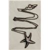 Tiffany and Co Sterling Silver Starfish Pendant with Chain