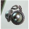 David Yurman Grey Pearl Sterling Silver Pendant