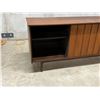 Image 2 : Mid Century Sliding Door Credenza / Sideboard - Approx: 69.75 x 19 & 32"T