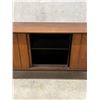 Image 4 : Mid Century Sliding Door Credenza / Sideboard - Approx: 69.75 x 19 & 32"T