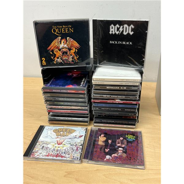 24 CDs - Mostly Rock / Metal - includes Metallica AC/DC Deep Purple etc - see all photos