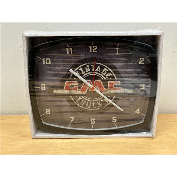 New / Sealed GMC Trucks Clock 12x10"  - see all photos