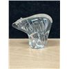 Image 2 : Canadian Artevargas Handmade Art Glass Bear - Approx: 4"W 3.75"T