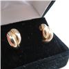 Image 1 : 10K yellow gold earrings.  Beautiful!  Marked 10K on post