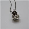 Image 6 : 925 silver necklace and earrings gift set.  Absolutely beautiful and ready to be a Christmas gift!