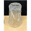 Image 6 : Amazing Large Frosted Glass Embossed Forest / Trees Vase 10.25"T & 7.5"W