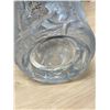 Image 8 : Amazing Large Frosted Glass Embossed Forest / Trees Vase 10.25"T & 7.5"W