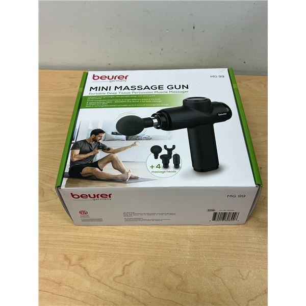 German Beurer Mini Massage Gun - looks new in box