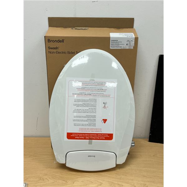 New Sealed Brondell Swash Non-Electric Bidet Toilet Seat - Elongated White