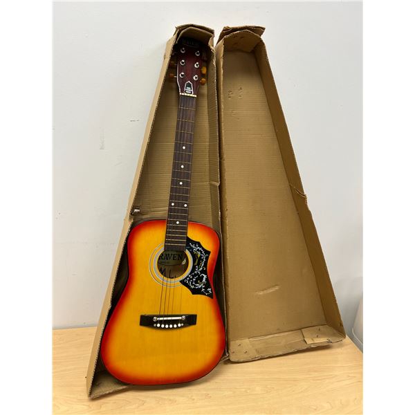 Raven Guitar - smaller approx: 36.5 x 13" (see all photos)