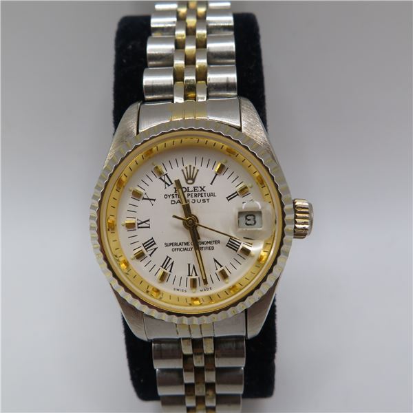 ROLEX replica watch.  Seems nicely made.  In working condition.  No COA - please see photos
