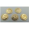 Image 7 : #1 14K GOLD .85 GRAMS 5 MINIATURE KRUGERRAND COINS