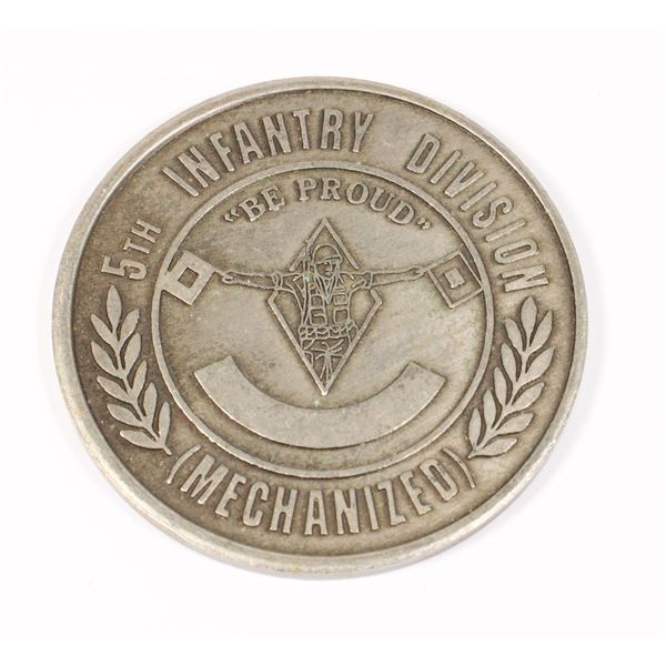 #4 UNITED STATES ARMY CHALLENGE COIN 5TH SIGNALS