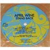 Image 16 : #8  SIGNED VINYL RECORDAPRIL WINE STAND BACK