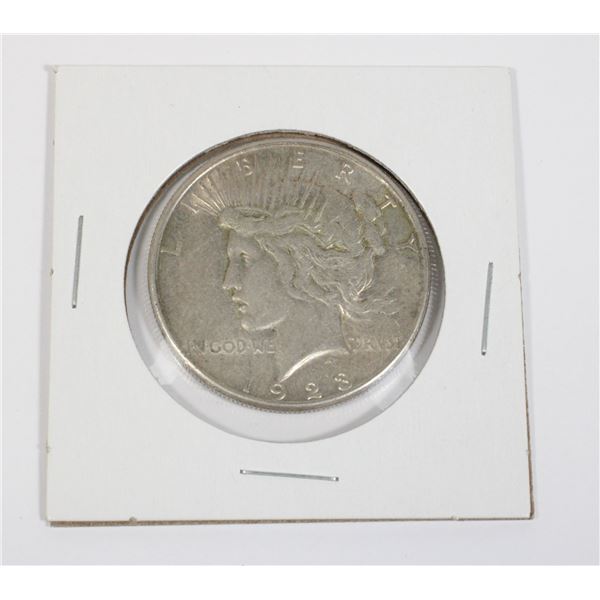 #23 UNITED STATES 1923 PEACE DOLLAR SILVER COIN