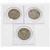 Image 1 : #51 WW2 CANADA 1944 SILVER 50 CENT COIN LOT OF 3