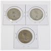 Image 2 : #55 1957 CANADA 1952 SILVER 50 CENT COIN LOT OF 3