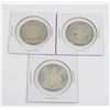 Image 1 : #57 1961 CANADA 1952 SILVER 50 CENT COIN LOT OF 3