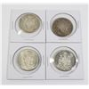 Image 1 : #59 1963 CANADA 1952 SILVER 50 CENT COIN LOT OF 4