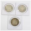 Image 1 : #62 1966 CANADA 1952 SILVER 50 CENT COIN LOT OF 3