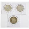 Image 2 : #62 1966 CANADA 1952 SILVER 50 CENT COIN LOT OF 3