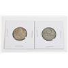 Image 1 : #81 1953 1954 CANADA 25 CENTS SILVER QUARTER COINS