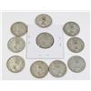 Image 2 : #89 1962 CANADA 25 CENTS SILVER QUARTER COINS LOT