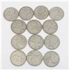 Image 1 : #90 1963 CANADA 25 CENTS SILVER QUARTER COINS LOT