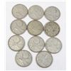 Image 1 : #92 1965 CANADA 25 CENTS SILVER QUARTER COINS LOT
