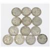 Image 2 : #106  LOT 13 CANADA 10 CENT SILVER DIMES 1950-1959
