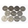 #116 LOT OF 11 CANADA VOYAGEUR DOLLARS