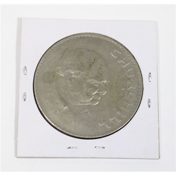 #124  BRITISH WINSTON CHURCHILL 1965 COIN TOKEN