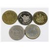 Image 2 : #126 LOT OF 5 ASSORTED CANADIAN COIN TOKENS INC BC