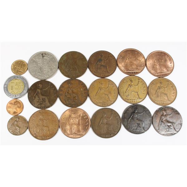 #127 LARGE LOT ASSORTED INTERNATIONAL CURRENCY UK