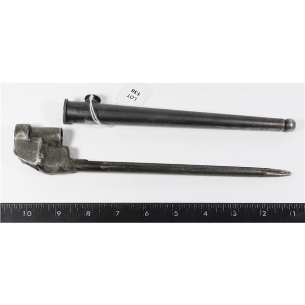 #136 KOREAN WAR NO4 MKIII SPIKE BAYONET 1952