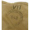 Image 3 : #141 WW2 CANADIAN P1937 GAS MASK BAG 1942