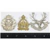 Image 1 : #177 WW2 CANADIAN CAP BADGE LOT BRITISH COLUMBIA